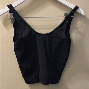 BuffBunny Black Fitted Bustier Tank Top